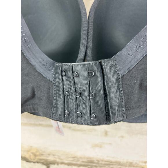 Cacique womens plus 46B black Boost Plunge bra underwire new - Picture 4 of 7